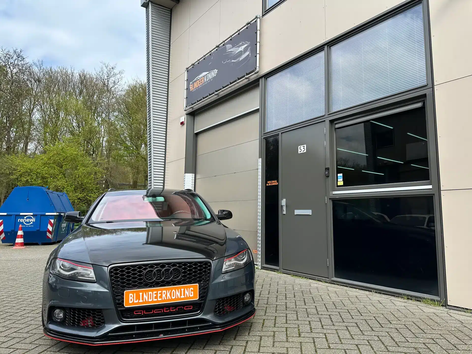 Voorruit tinten met Chameleon Red folie