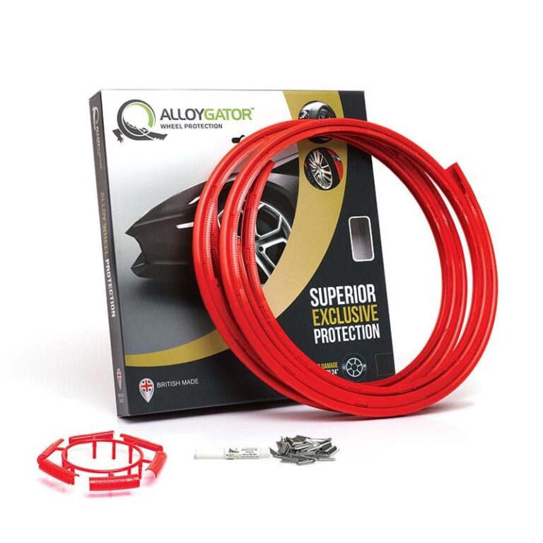 Set van 4 Alloygators Rood