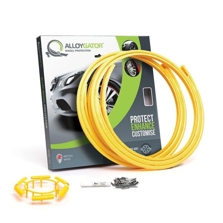 Set van 4 Alloygators Geel